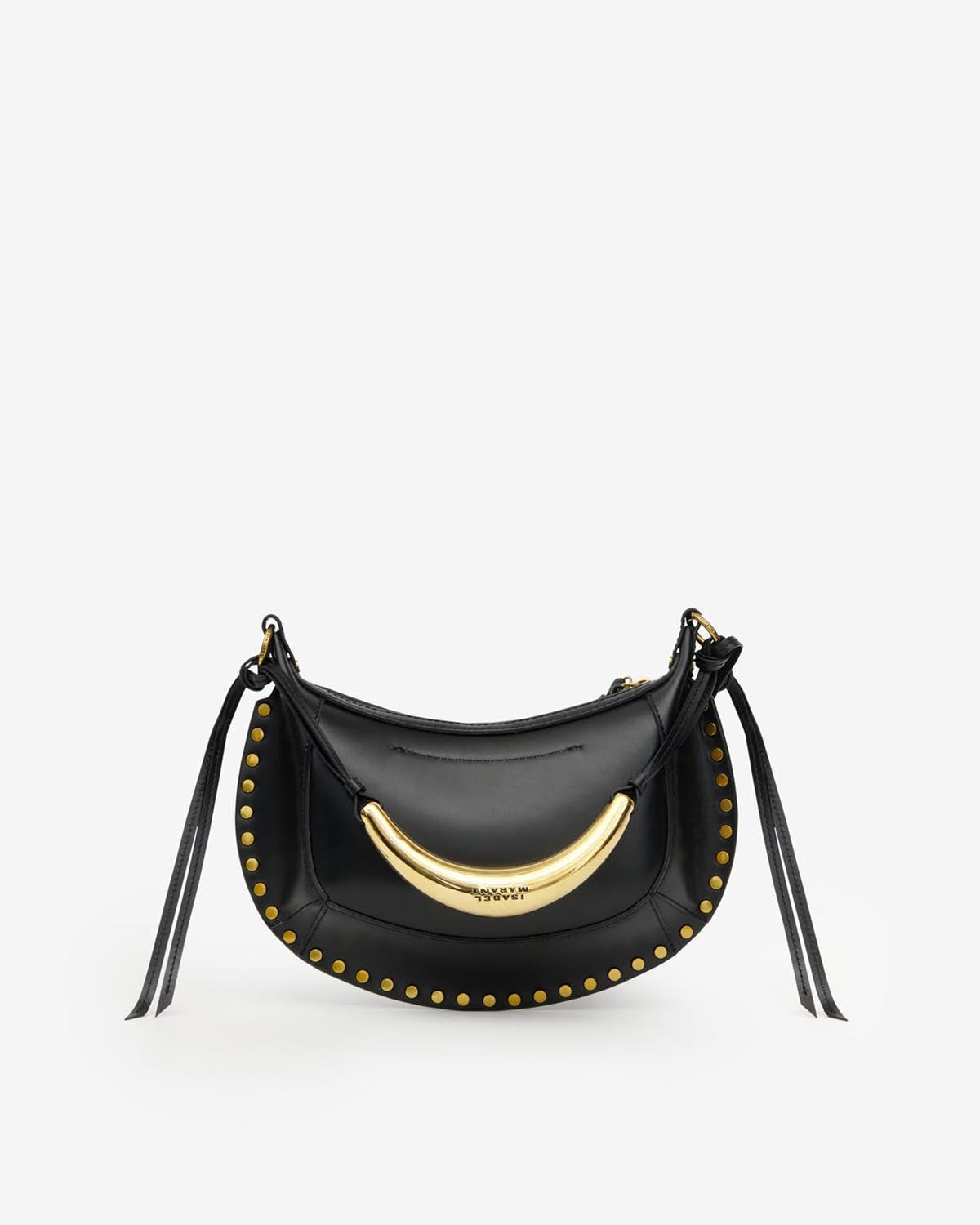 Oskan moon bag Woman Black and gold 2