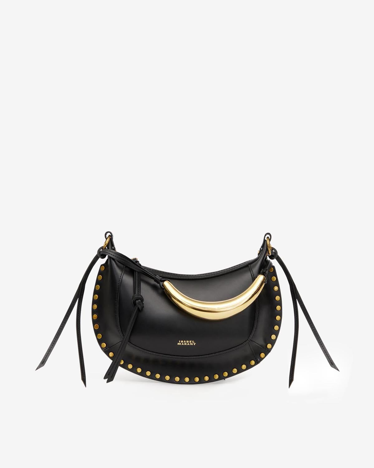 Oskan moon bag Woman Black and gold 4