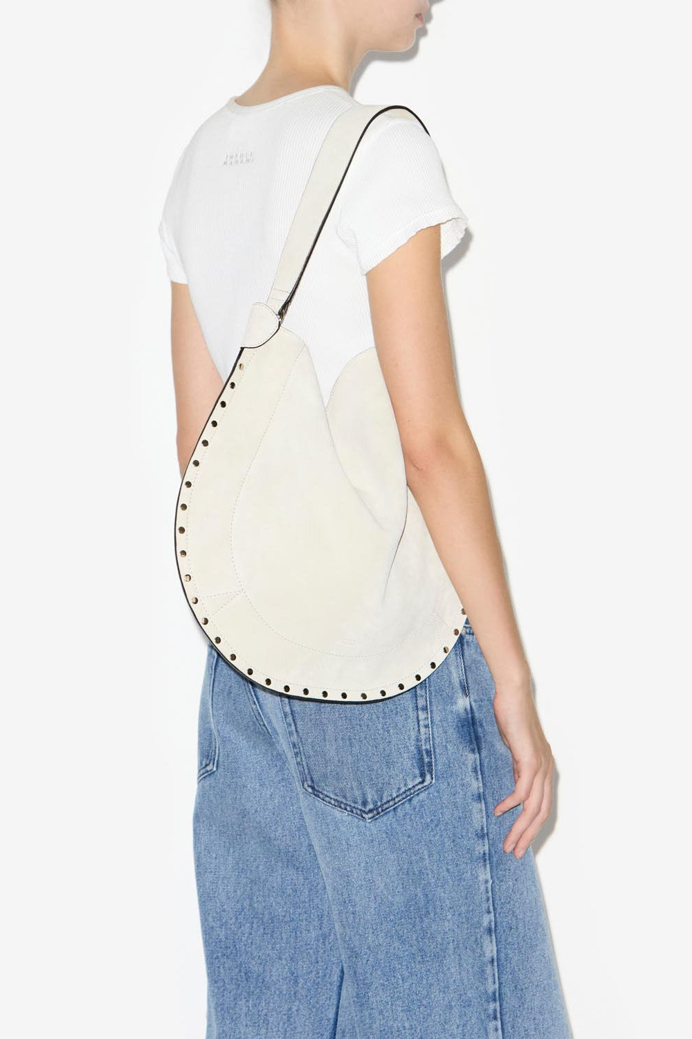 Oskan hobo soft shoulder bag - Chalk - Woman - 2