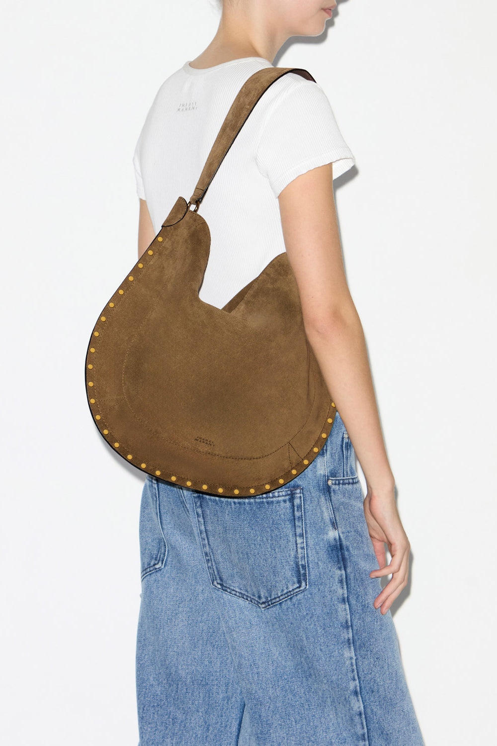 Oskan hobo soft shoulder bag - Light bronze - Woman - 2