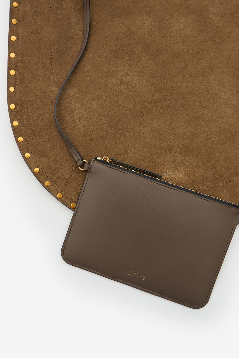 Oskan hobo soft shoulder bag - Light bronze - Woman - 4