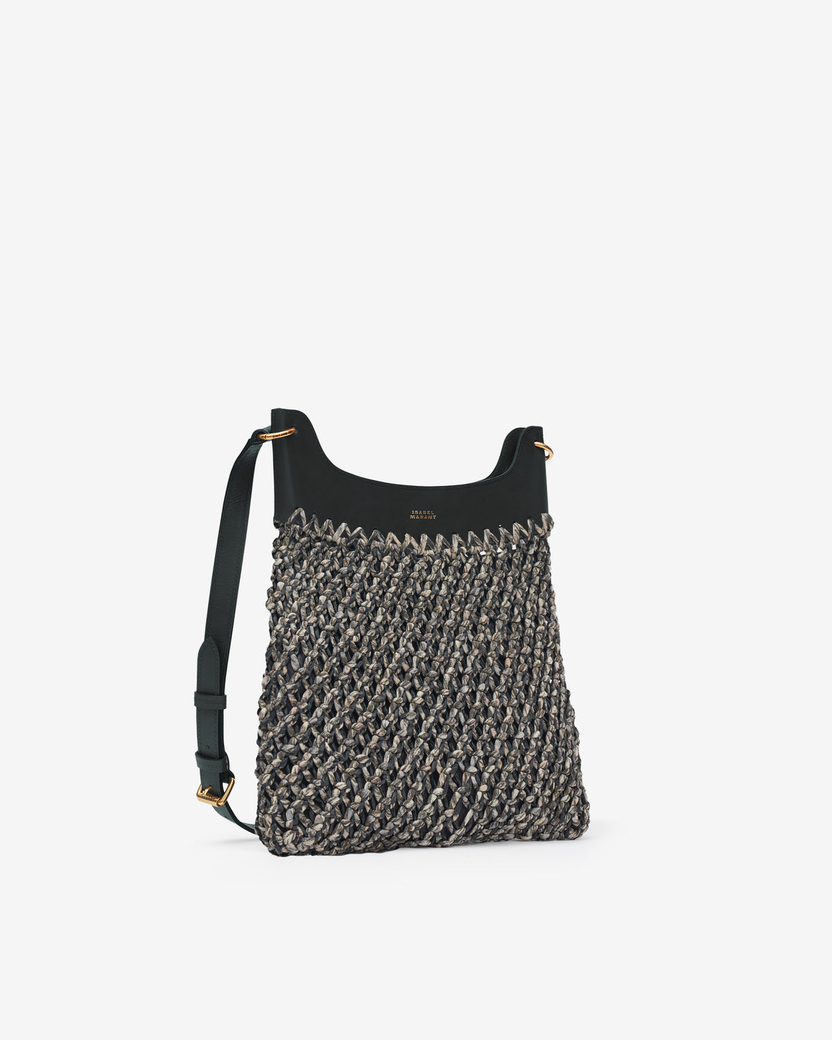 Borsa amalfi intrecciata a mano Woman Nero 4
