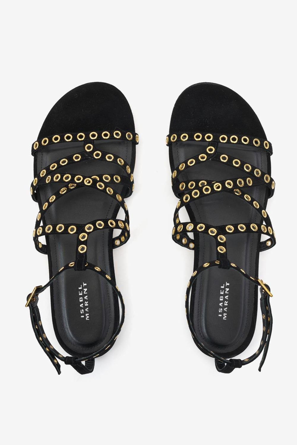 Lipa レザー フラットサンダル - 黒 - Woman - 4