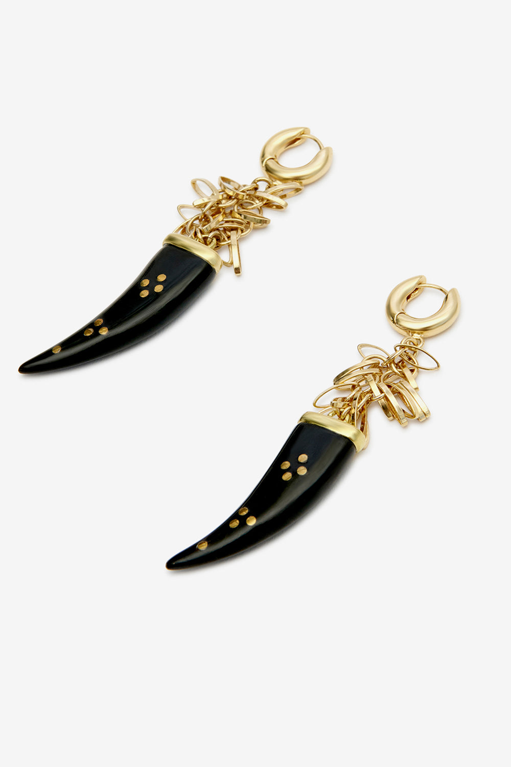 Ellen hoop earrings - Black - Woman - 3