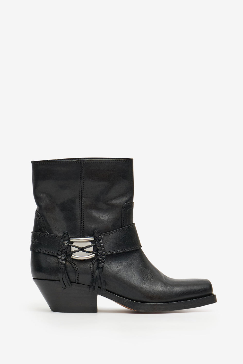 Akson gaucho スクエアトゥ レザーブーツ - 黒 - Woman - 1