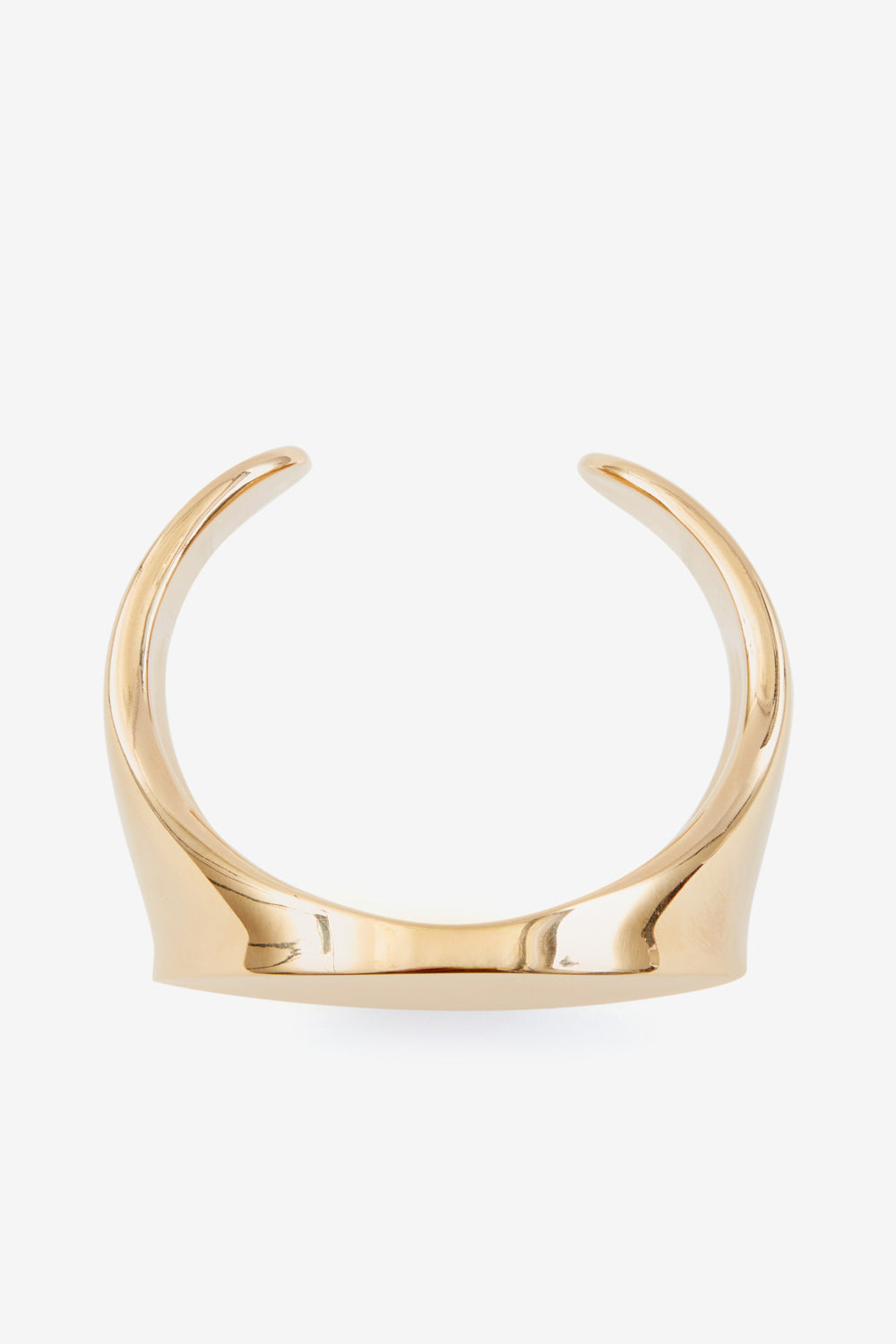 Bracciale rigido quincy in ottone dorato - D'oro - Woman - 2