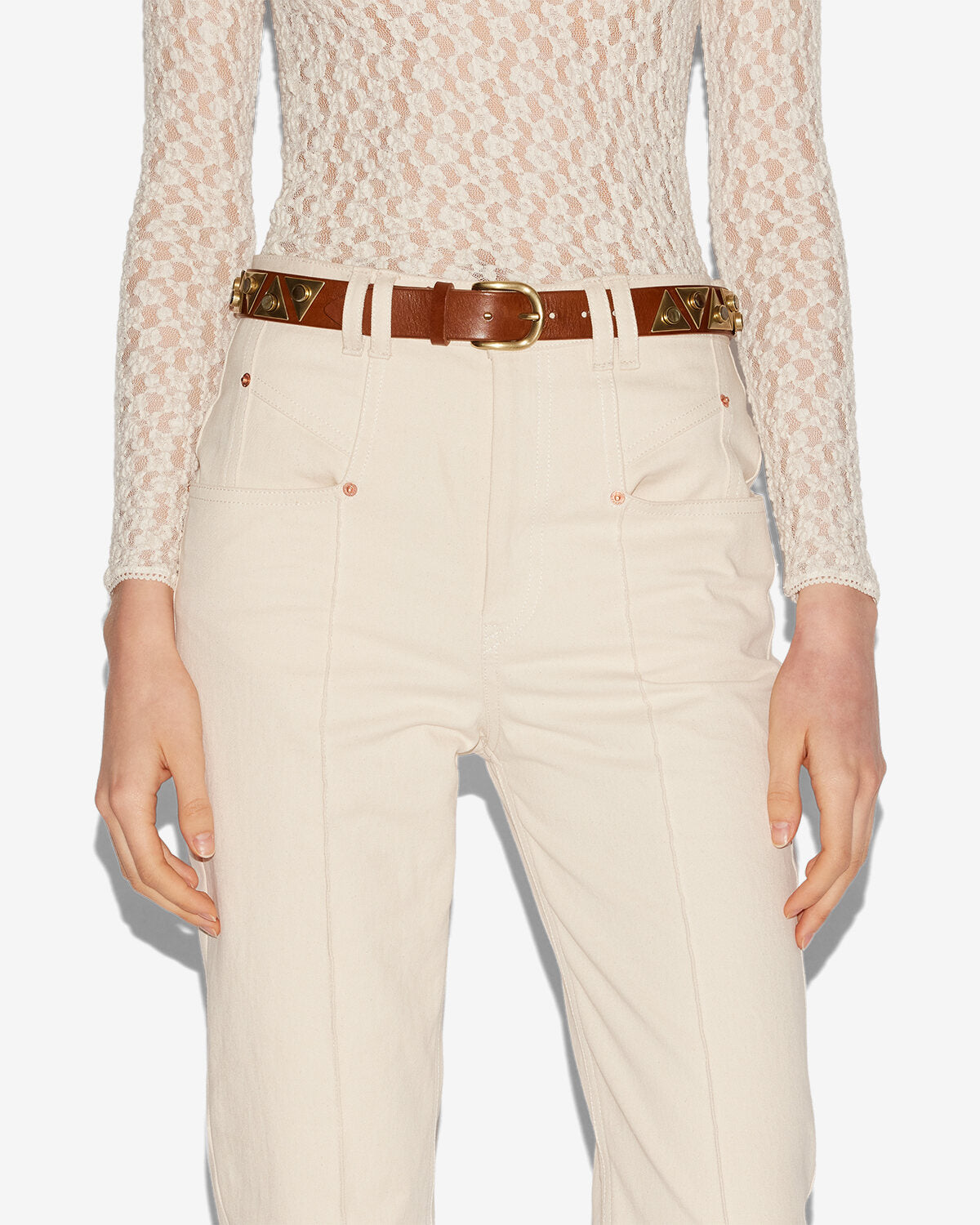 Veliana belt Woman Khaki 4