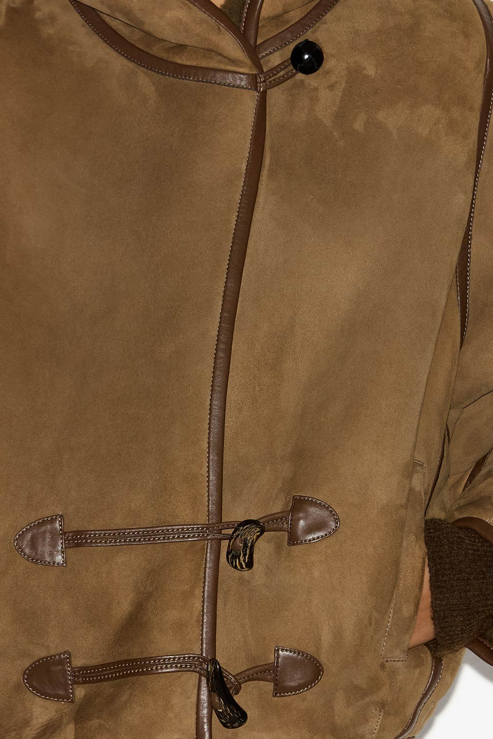 Amiel ターンドスキン製 ショート丈コート - ブロンズ - Woman - 2