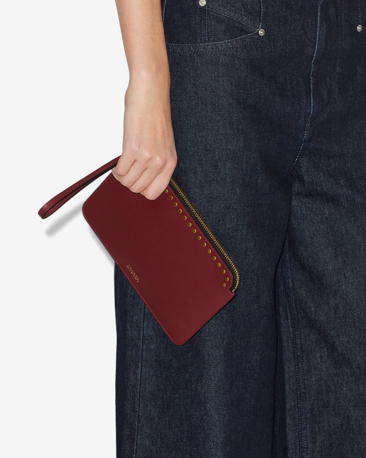 Pochette flat pouch Woman Bordeaux 6