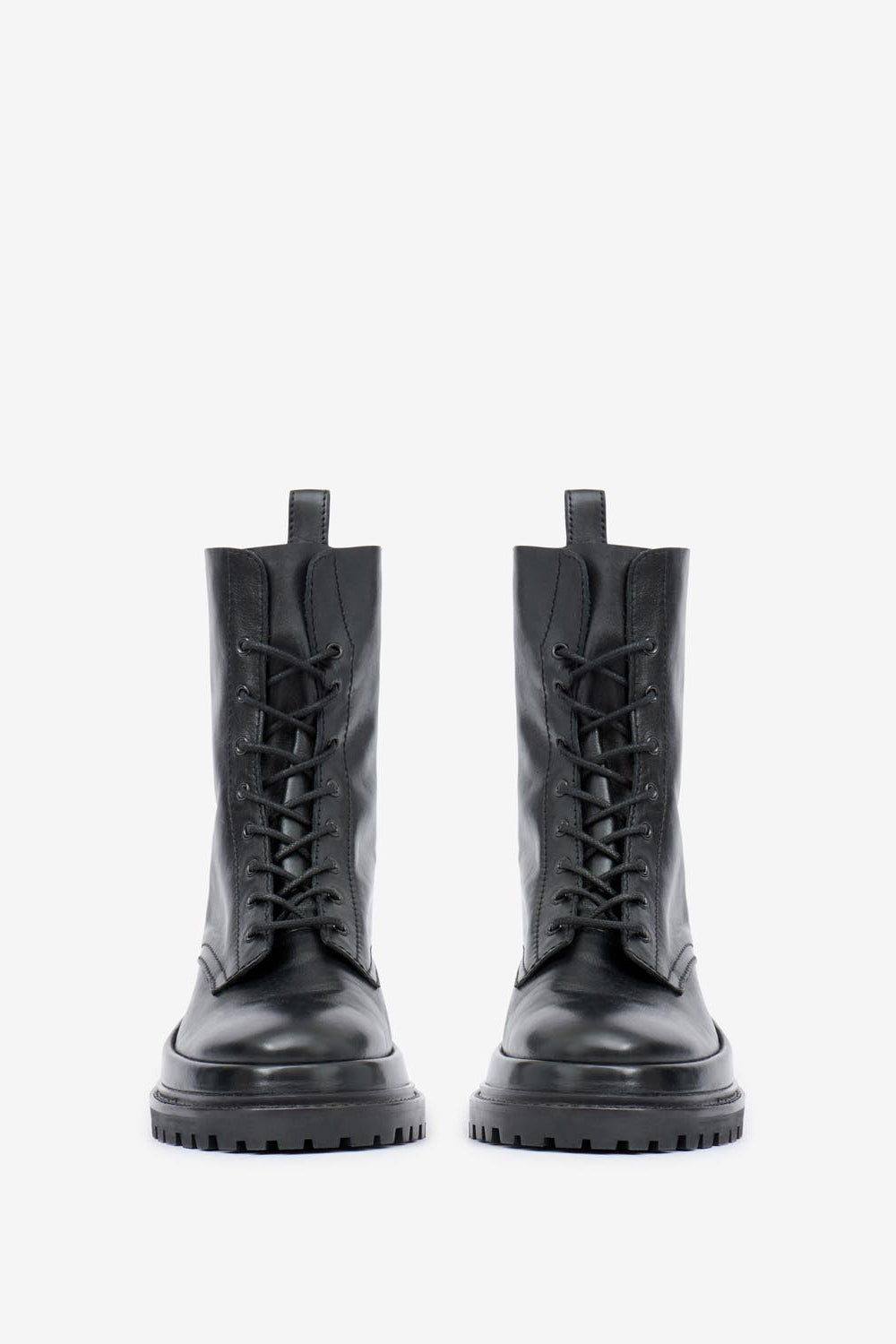 Ghiso smooth leather low boots - 黒 - Woman - 4