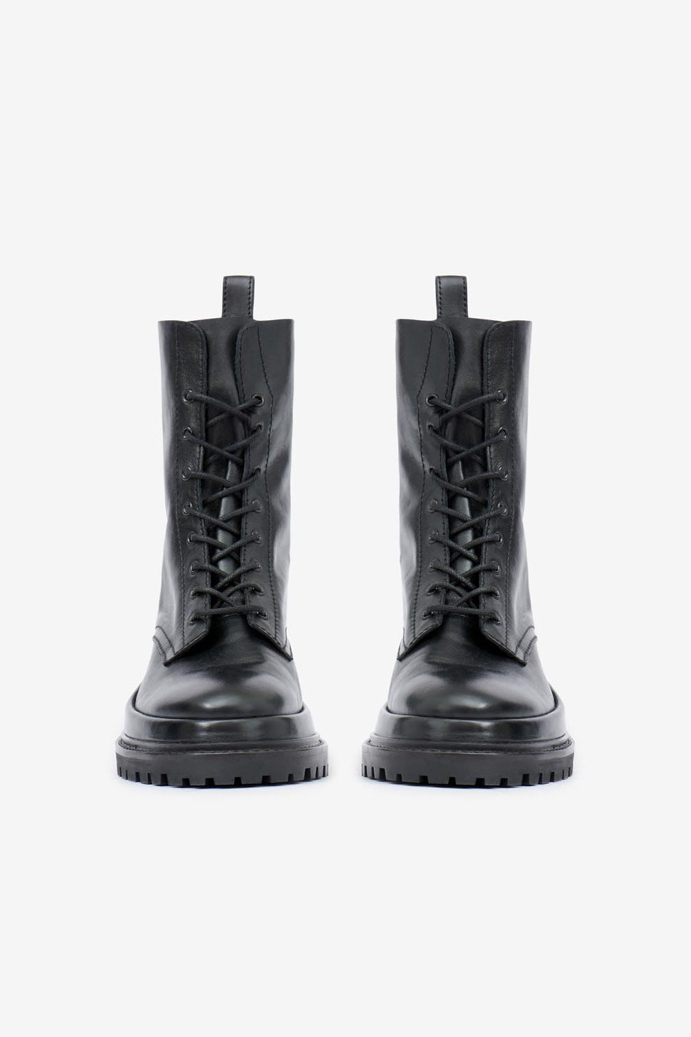 Ghiso smooth leather low boots - 黒 - Woman - 3