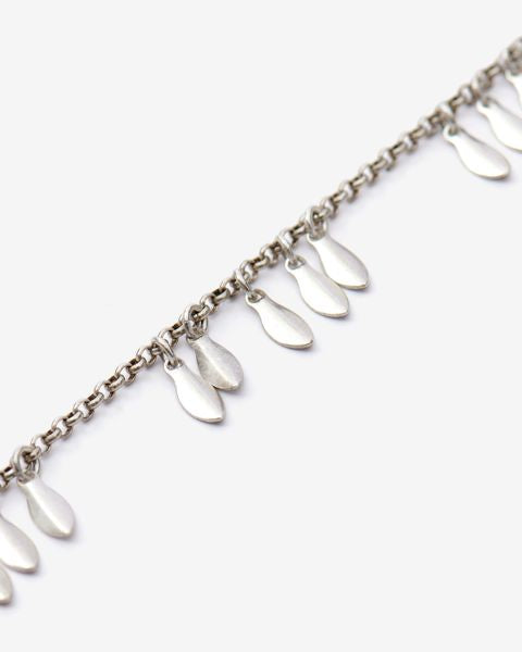Pulsera metal shiny leaf Woman Plata 6