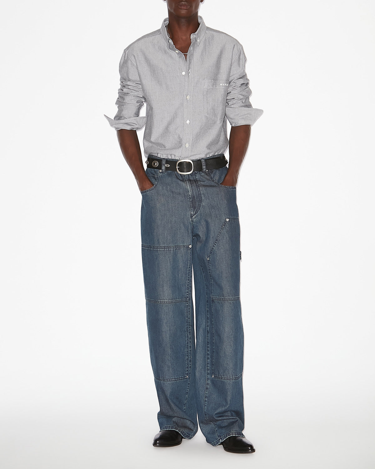 Hemd jasolo Man Anthracite 4