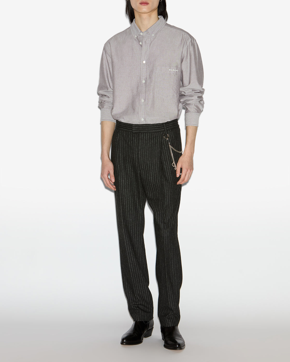 Chemise jasolo Man Gris 4