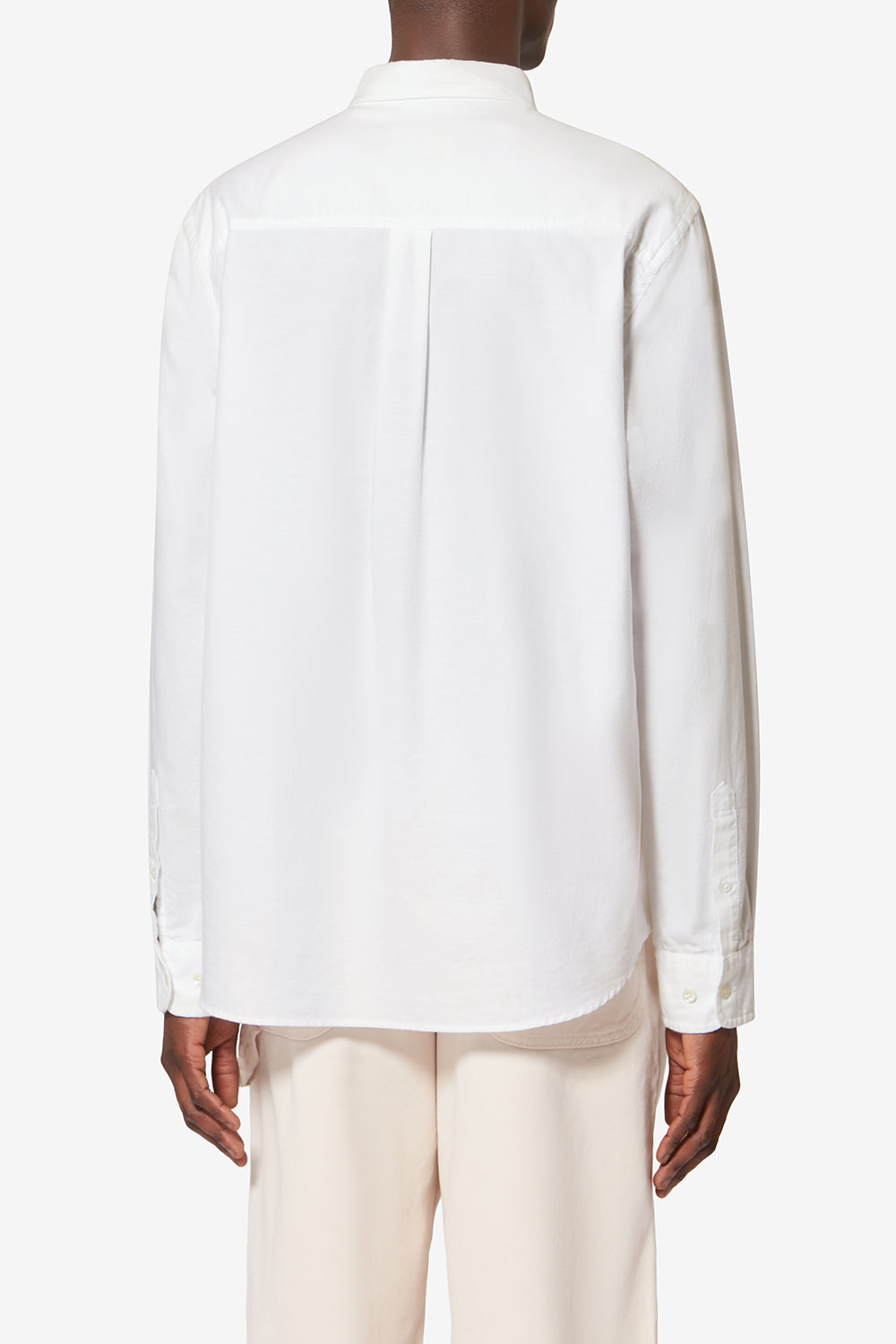 Jasolo cotton oxford shirt - White - Man - 5