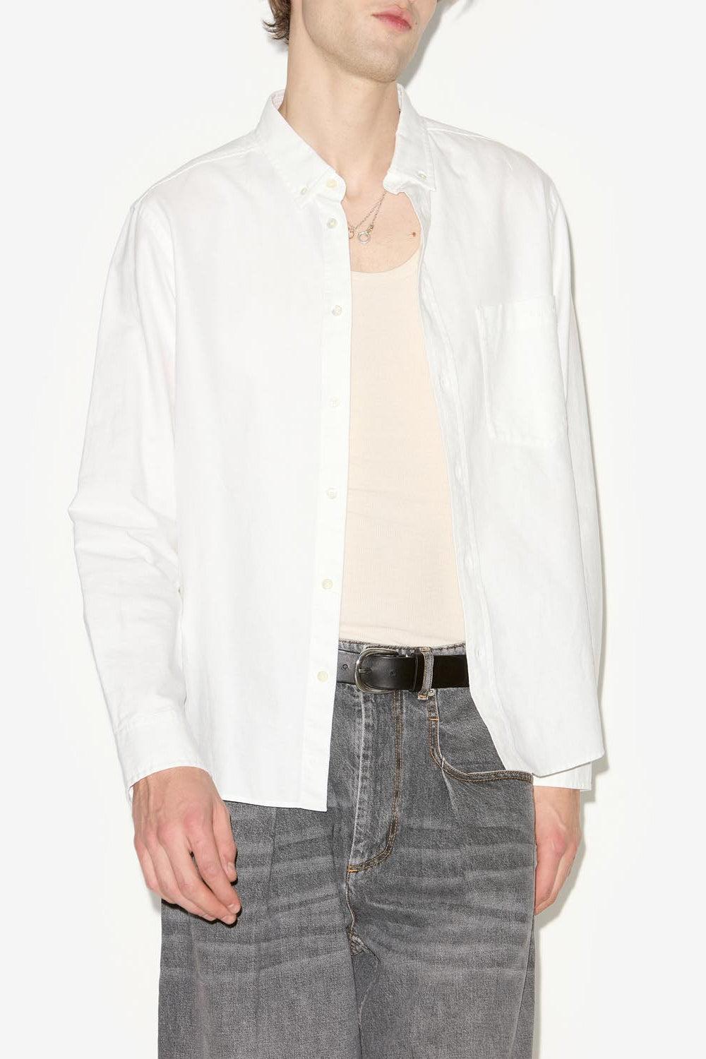 Jasolo cotton shirt - White - Man - 4