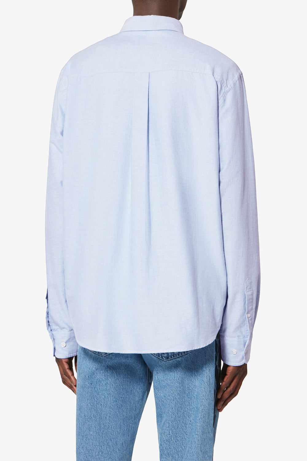 Jasolo 코튼 옥스퍼드 셔츠 - 파란색 - Man - 5
