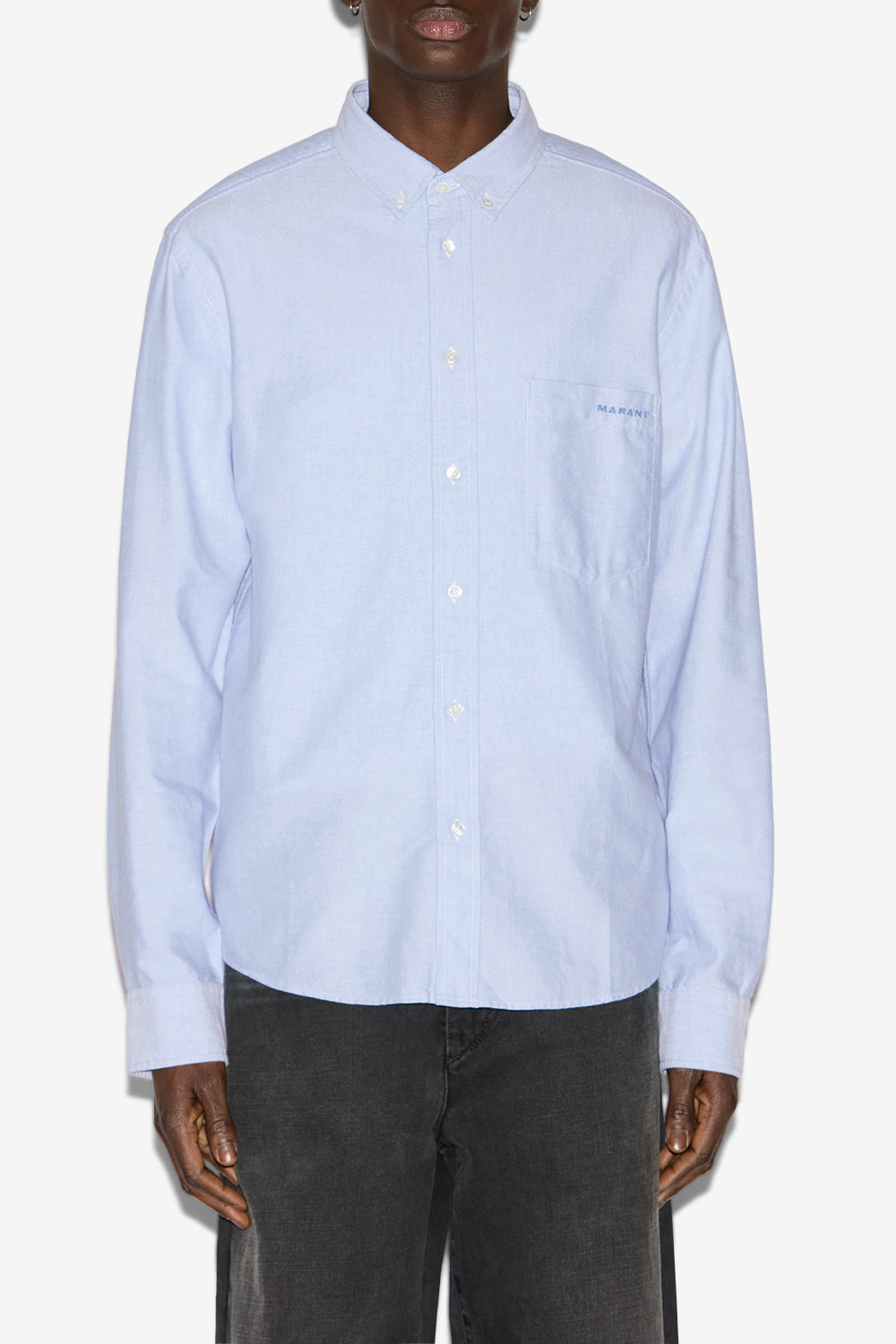 Jasolo cotton shirt - Blue - Man - 4