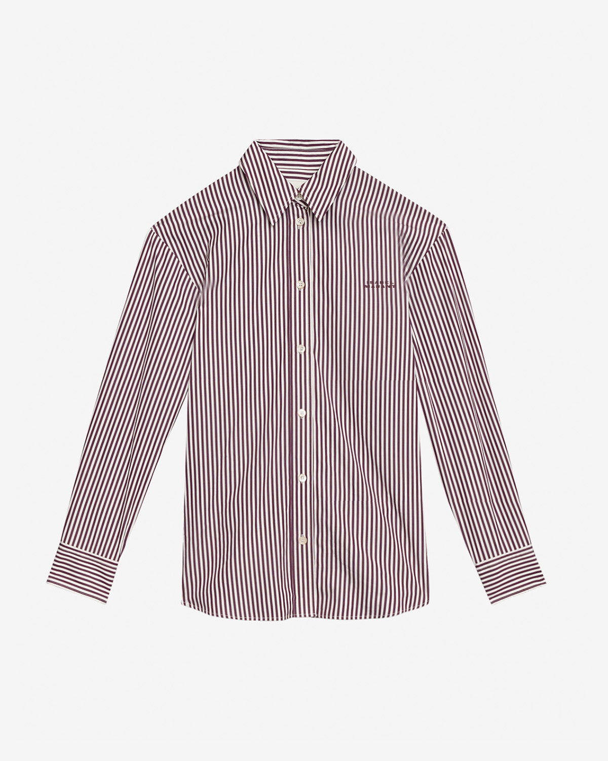 Camisa fabriza Woman Ecru-burgundy 1