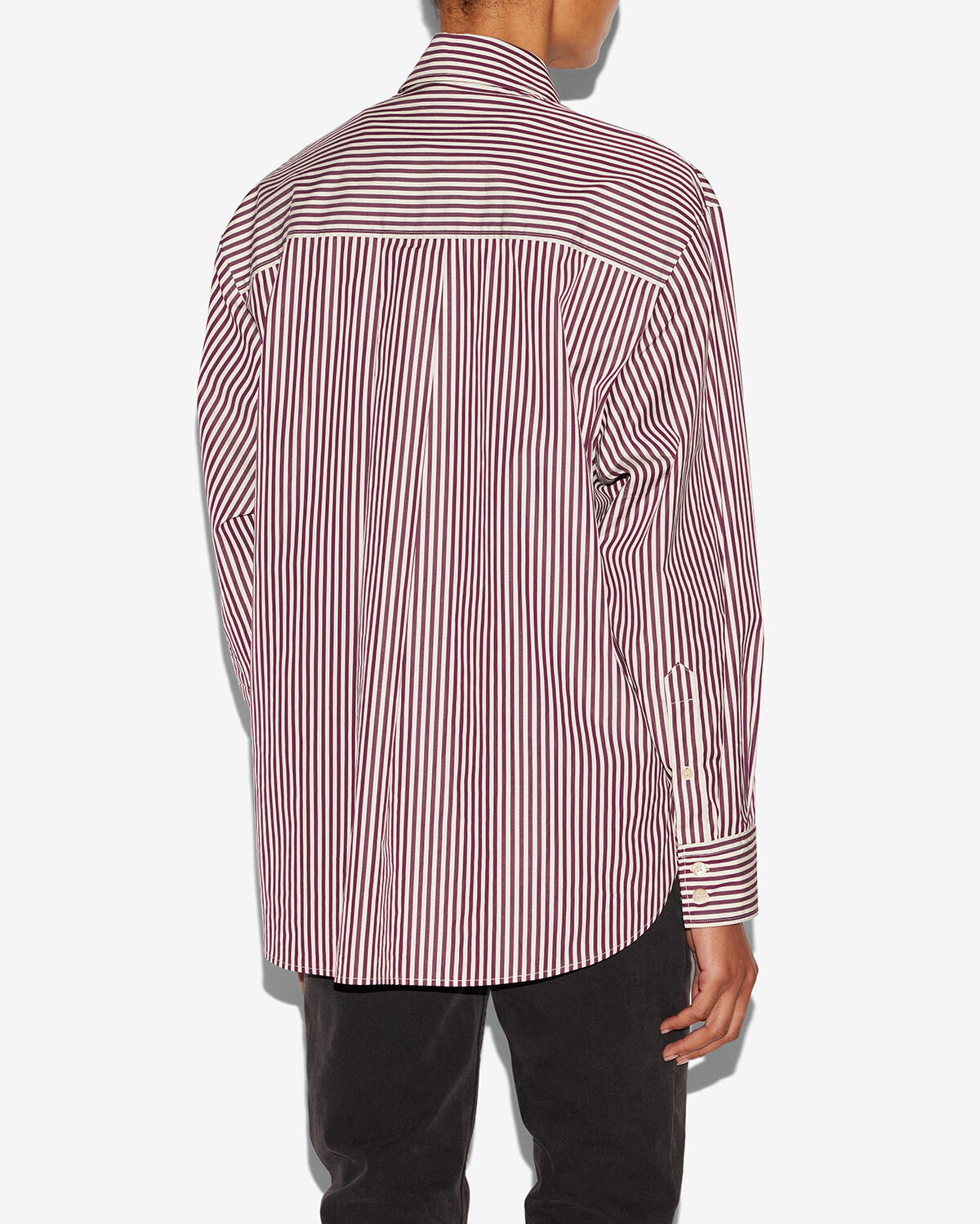 Camisa fabriza Woman Ecru-burgundy 3