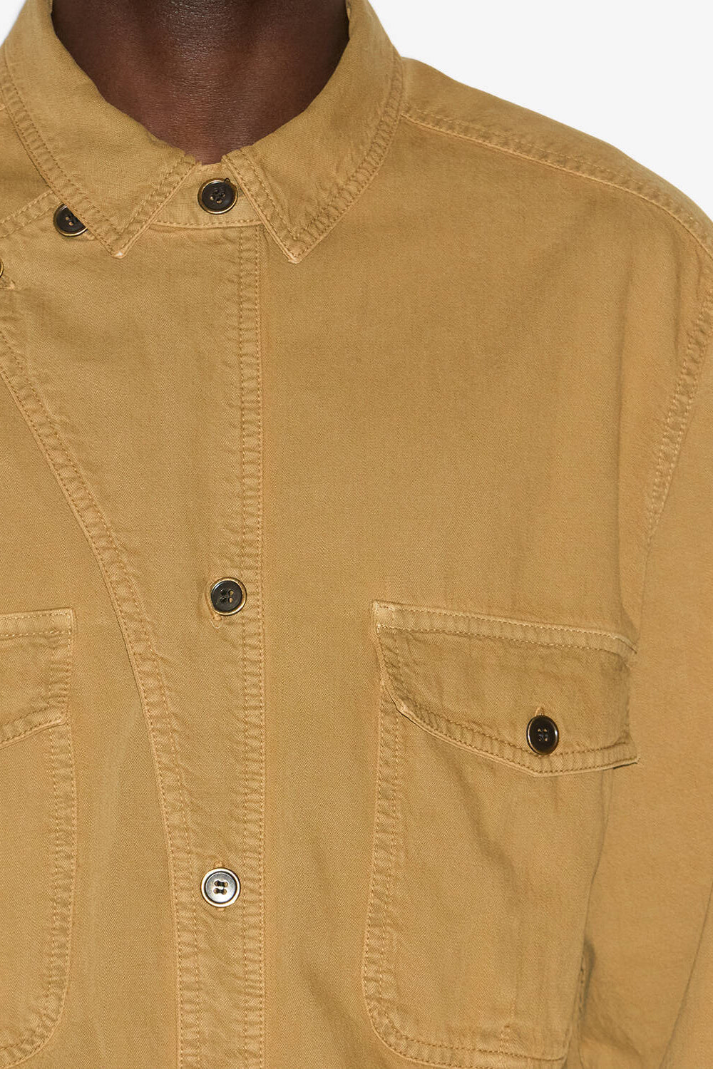 Calix chambray shirt - Bronze - Man - 3