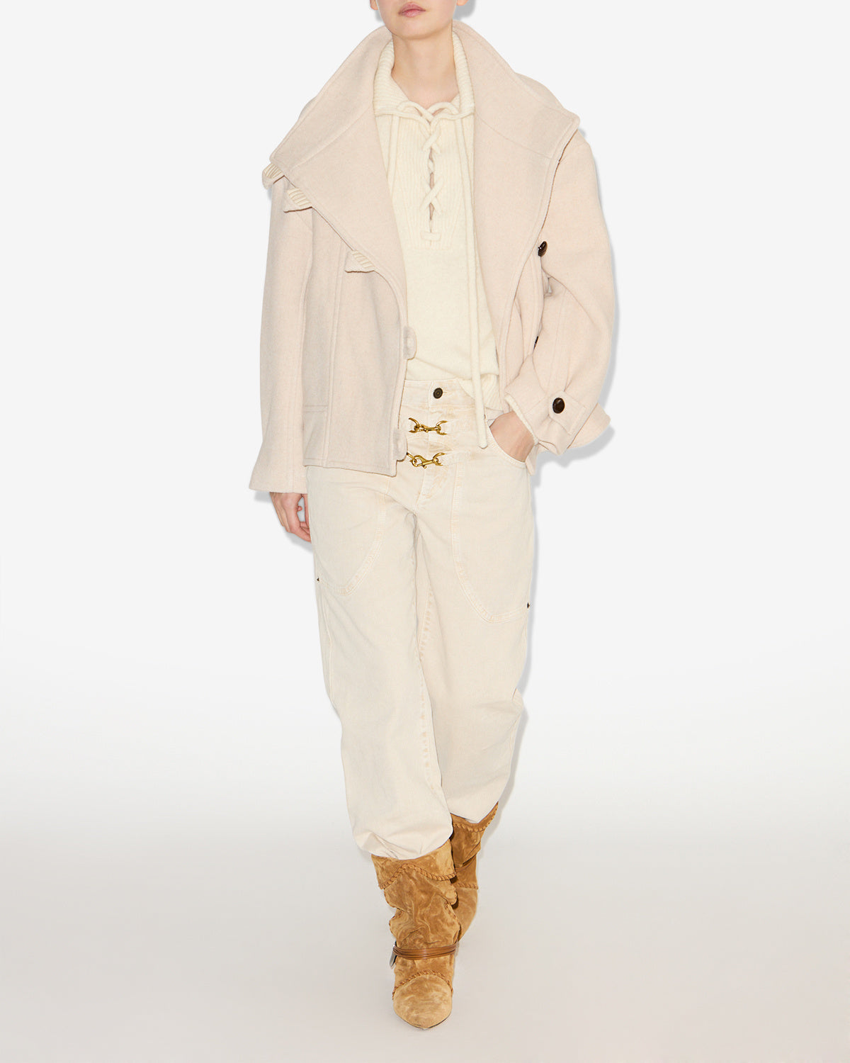Abrigo hanis Woman Crudo 5