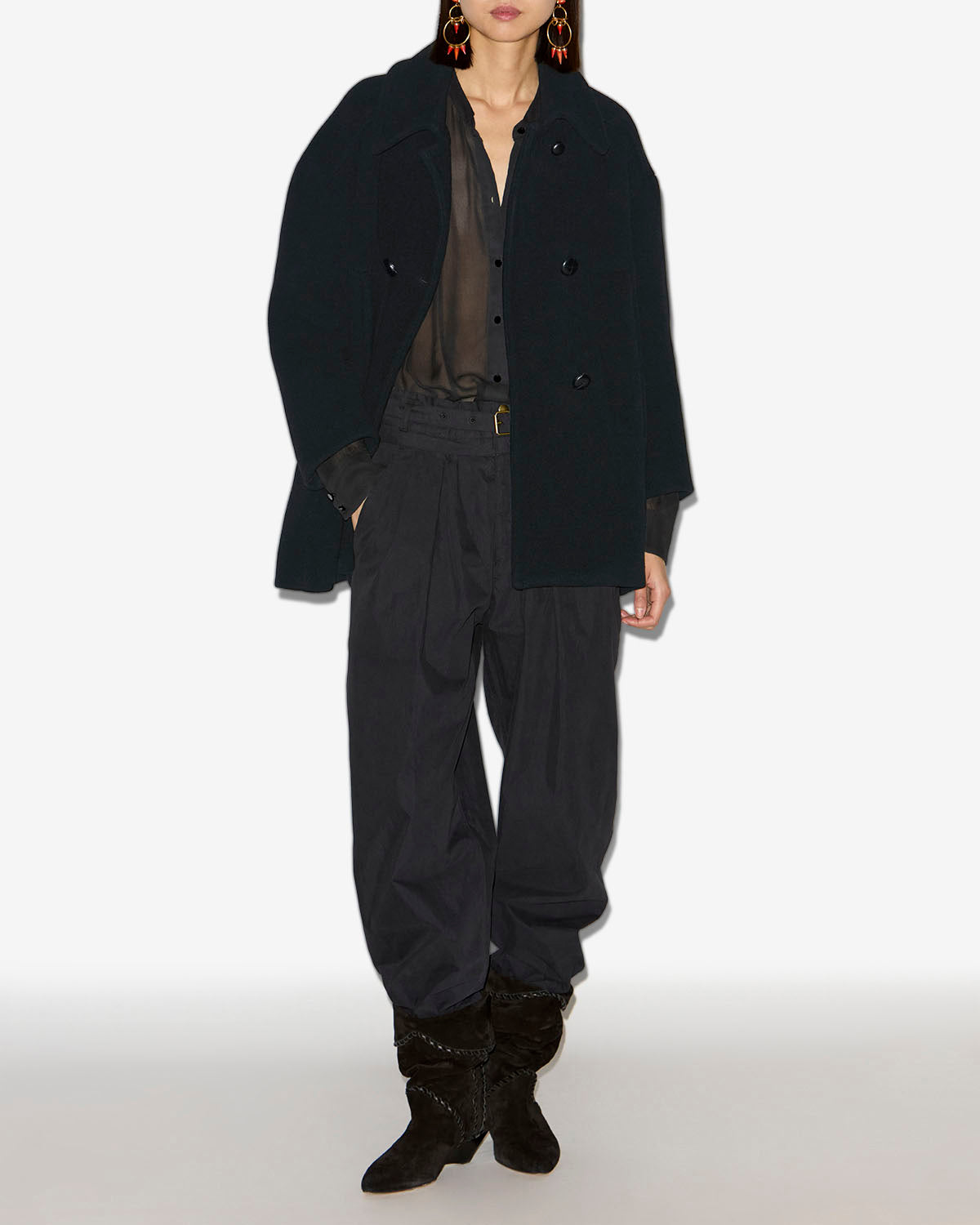 Fiby coat Woman Black 4