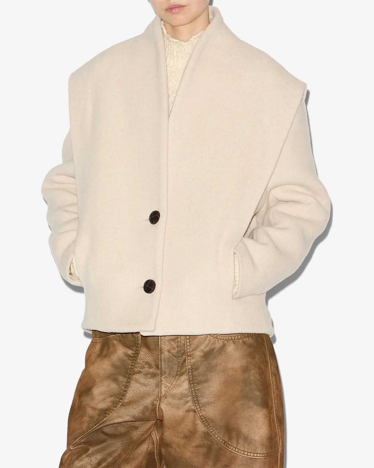 Abrigo dyogo Woman Crudo 5