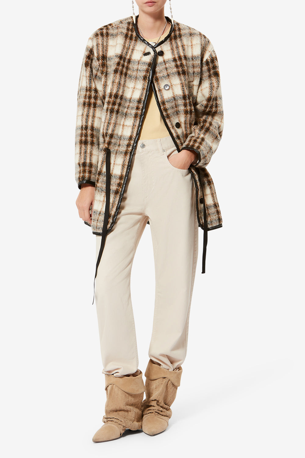 Belvira デニム ブーツカット ジーンズ - 生成り - Woman - 2