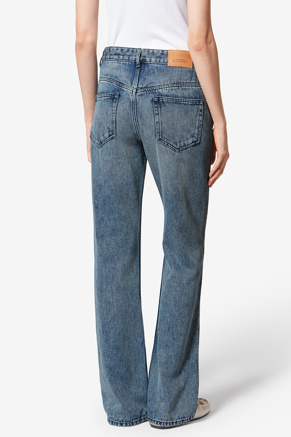 Bootcut-jeans aus denim belvira - Hellblau - Woman - 5