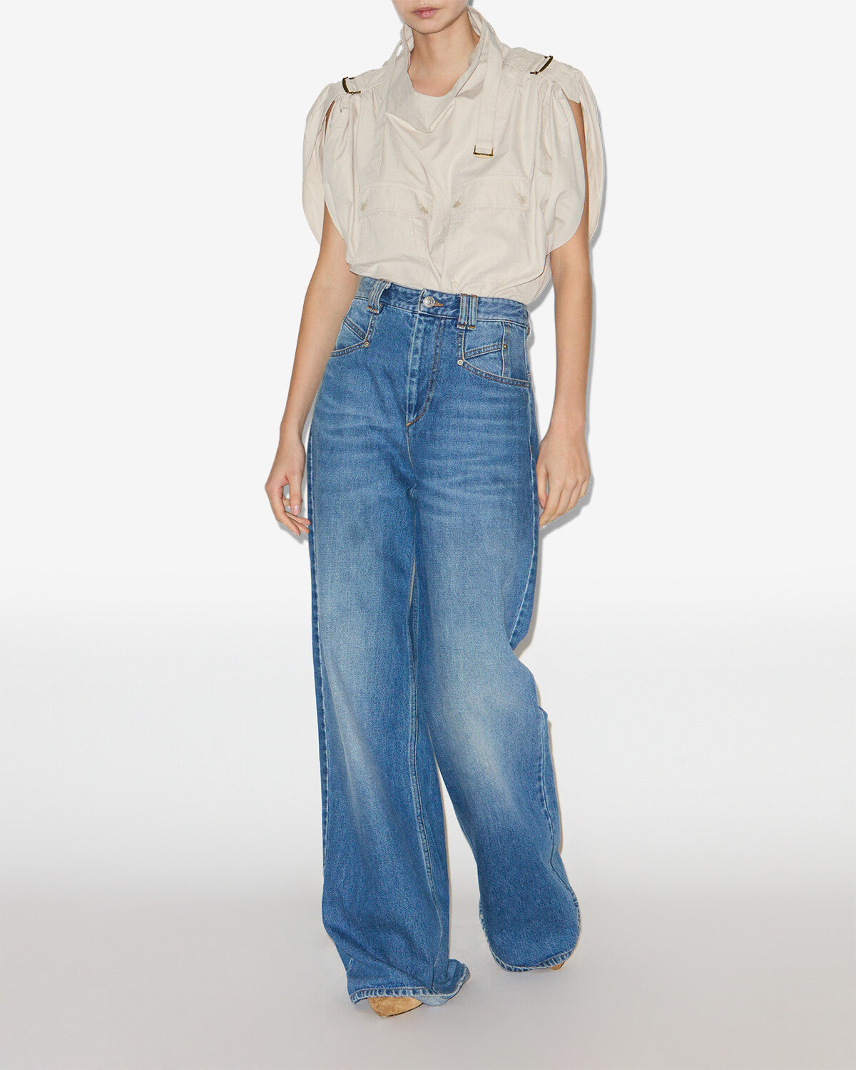Hose lemony Woman Blau 4