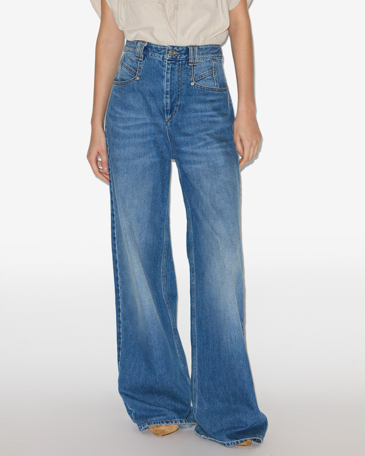 Hose lemony Woman Blau 5
