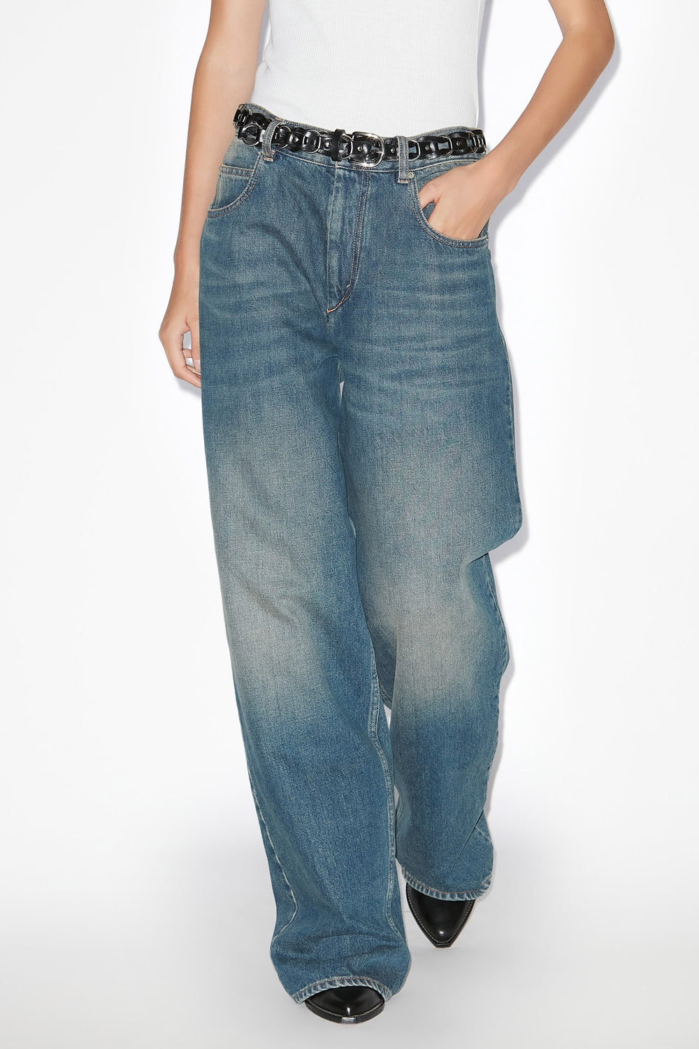 Joanny loose fit denim jeans - Blue - Woman - 4