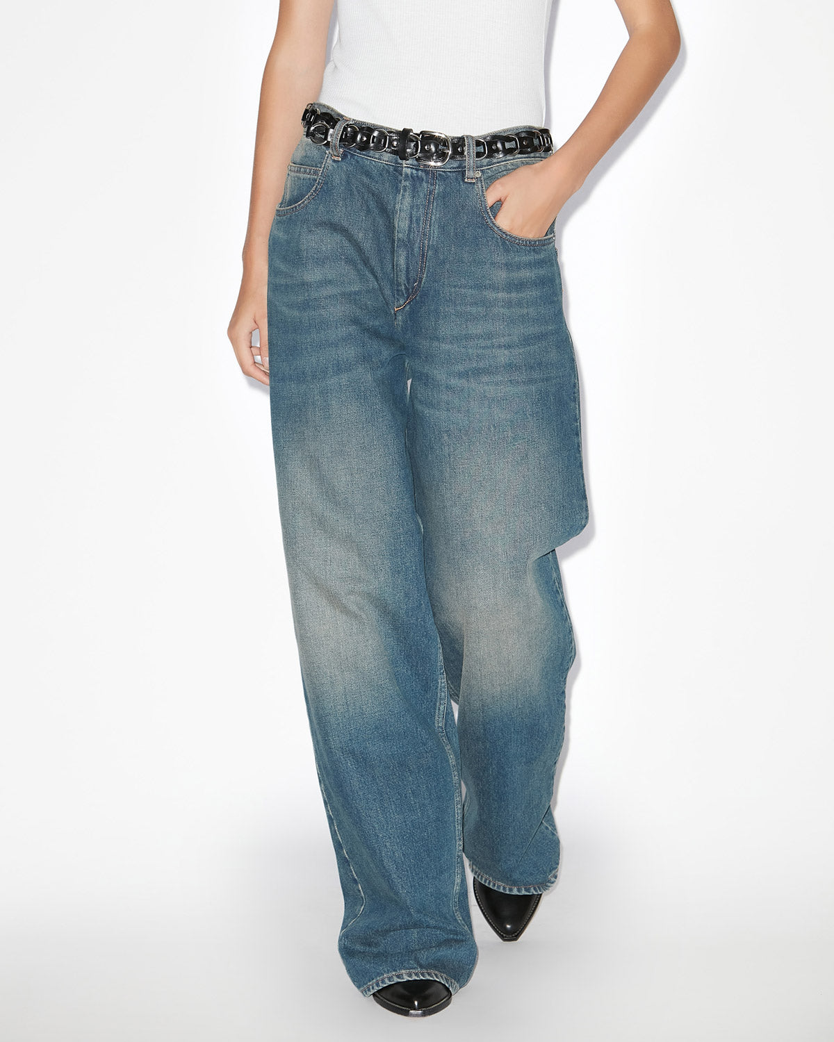 Pantalon joanny Woman Bleu 5