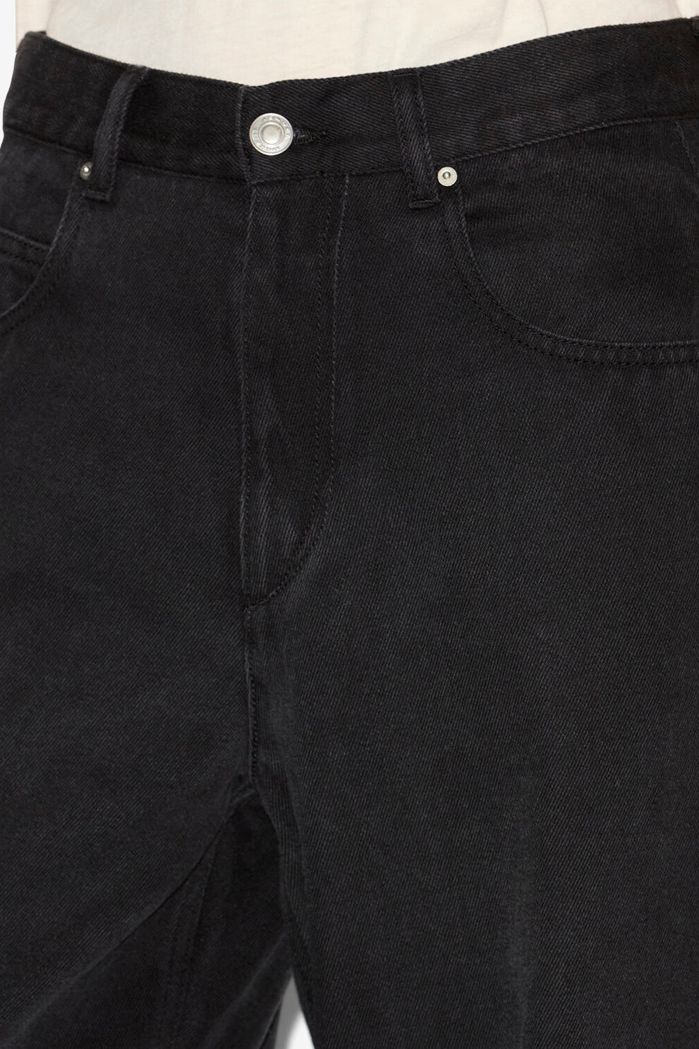 Jenny flowing denim jeans - Black - Woman - 3
