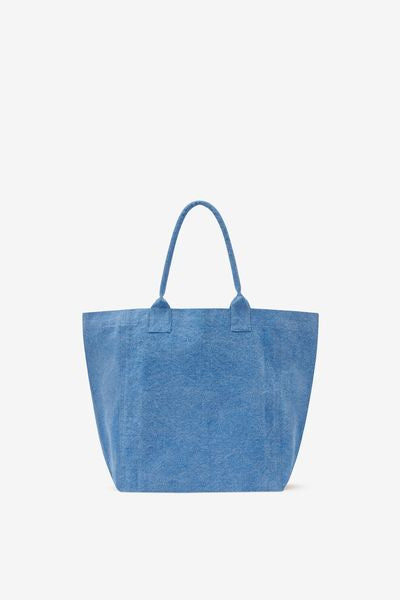 Yenky logo-embroidered small tote bag - Blue - Woman - 4