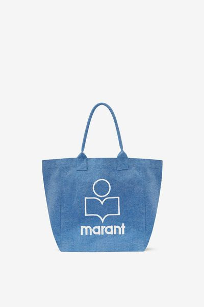 Yenky logo-embroidered small tote bag - Blue - Woman - 2