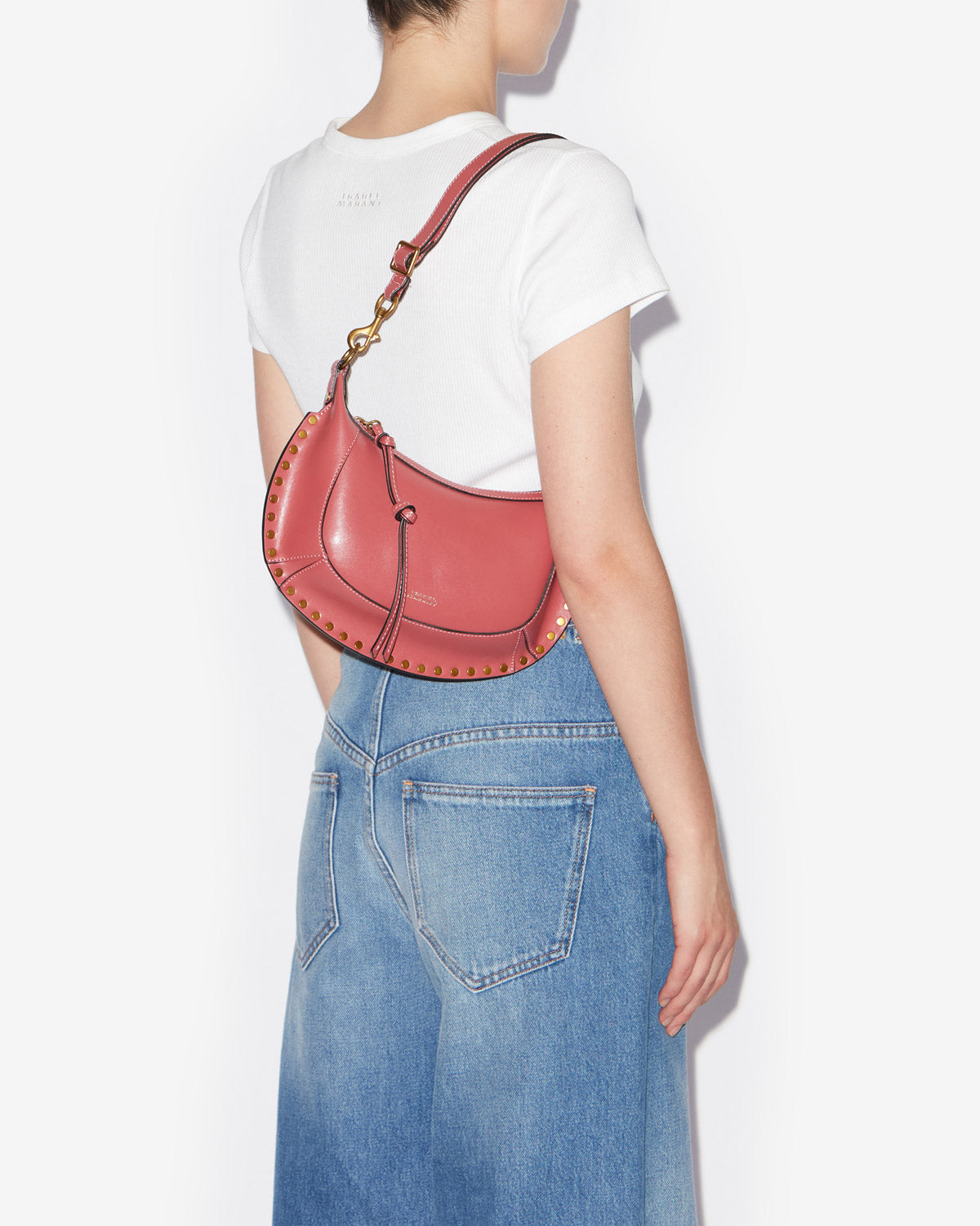 Oskan moon bag Woman Antique pink 3