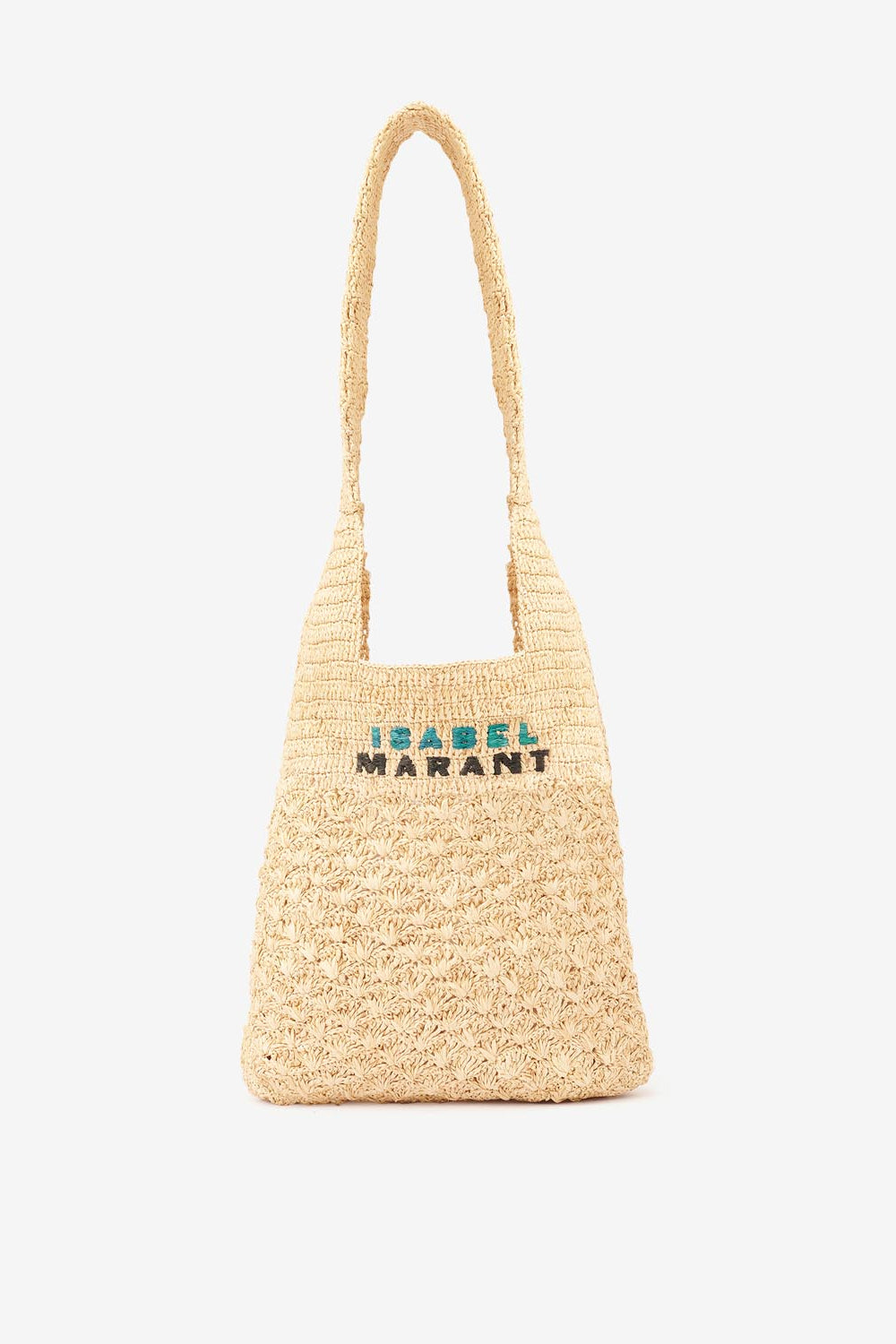 Praia small bag in raffia - Natural - Woman - 1