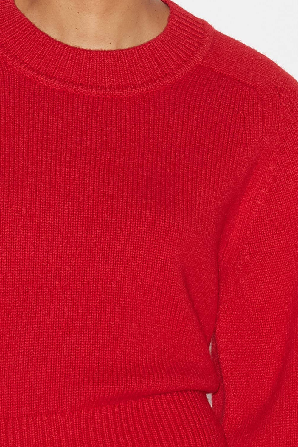 Maglione leandra in lana merino e cachemire - Poppy red - Woman - 3