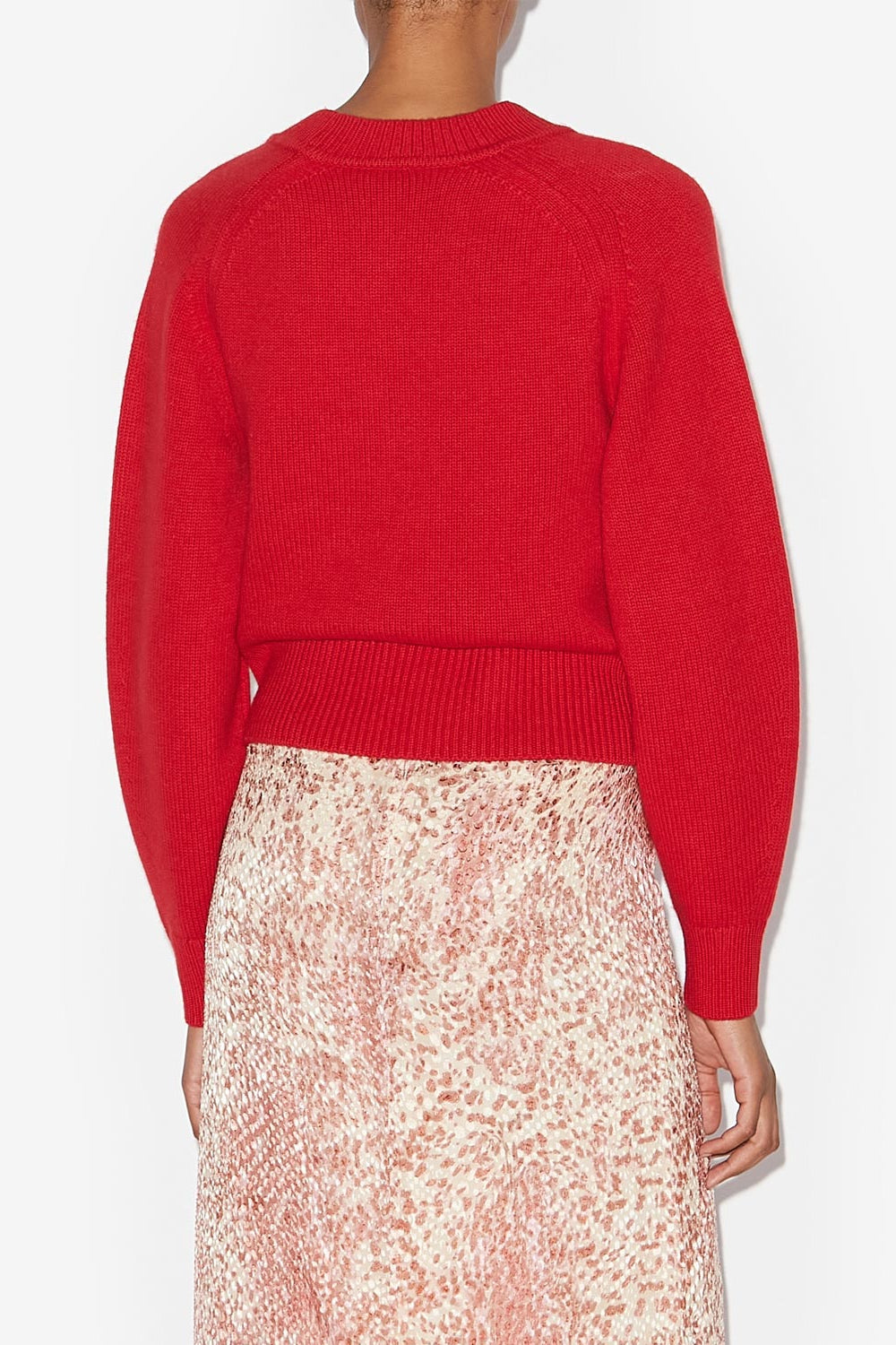 Maglione leandra in lana merino e cachemire - Poppy red - Woman - 5