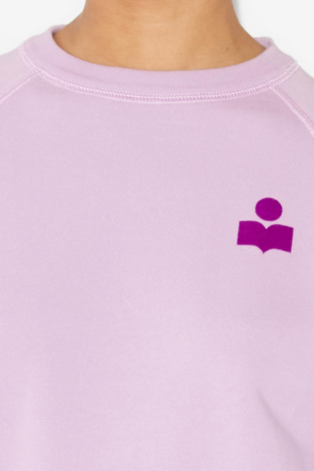 Sweatshirt à logo en coton milla - Lilas-violet - Woman - 3