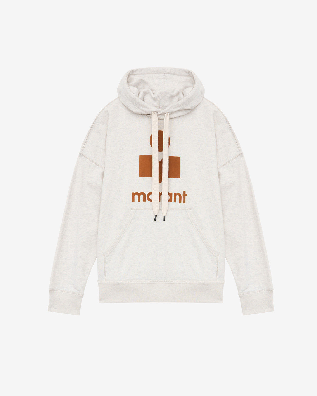 MILEY SWEATSHIRT Man Ecru/Camel | ISABEL MARANT Official online store
