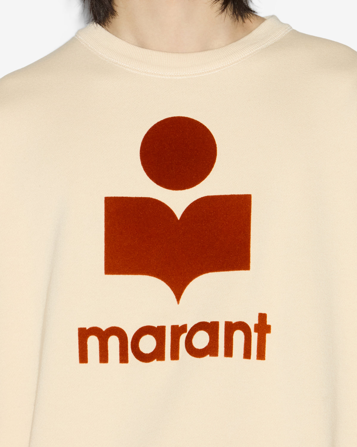 Mikoy sweatshirt Man Beige-rust 2