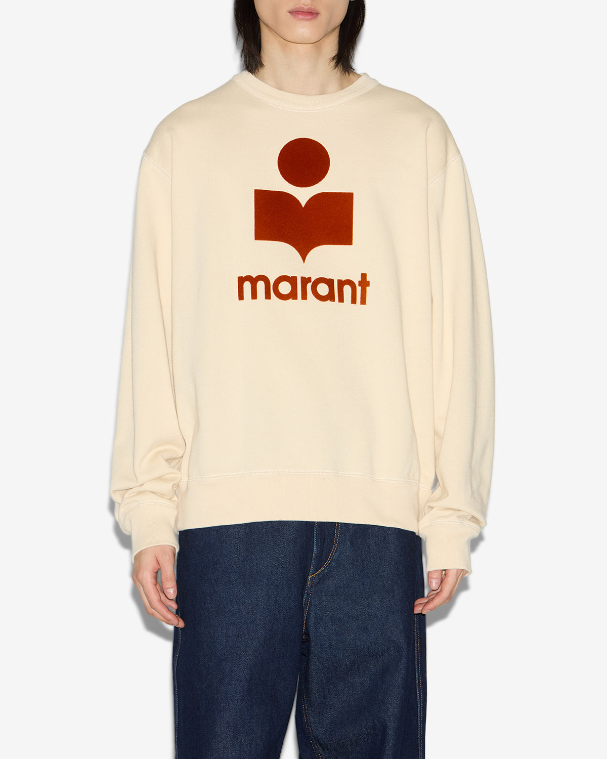 Mikoy sweatshirt Man Beige-rust 5