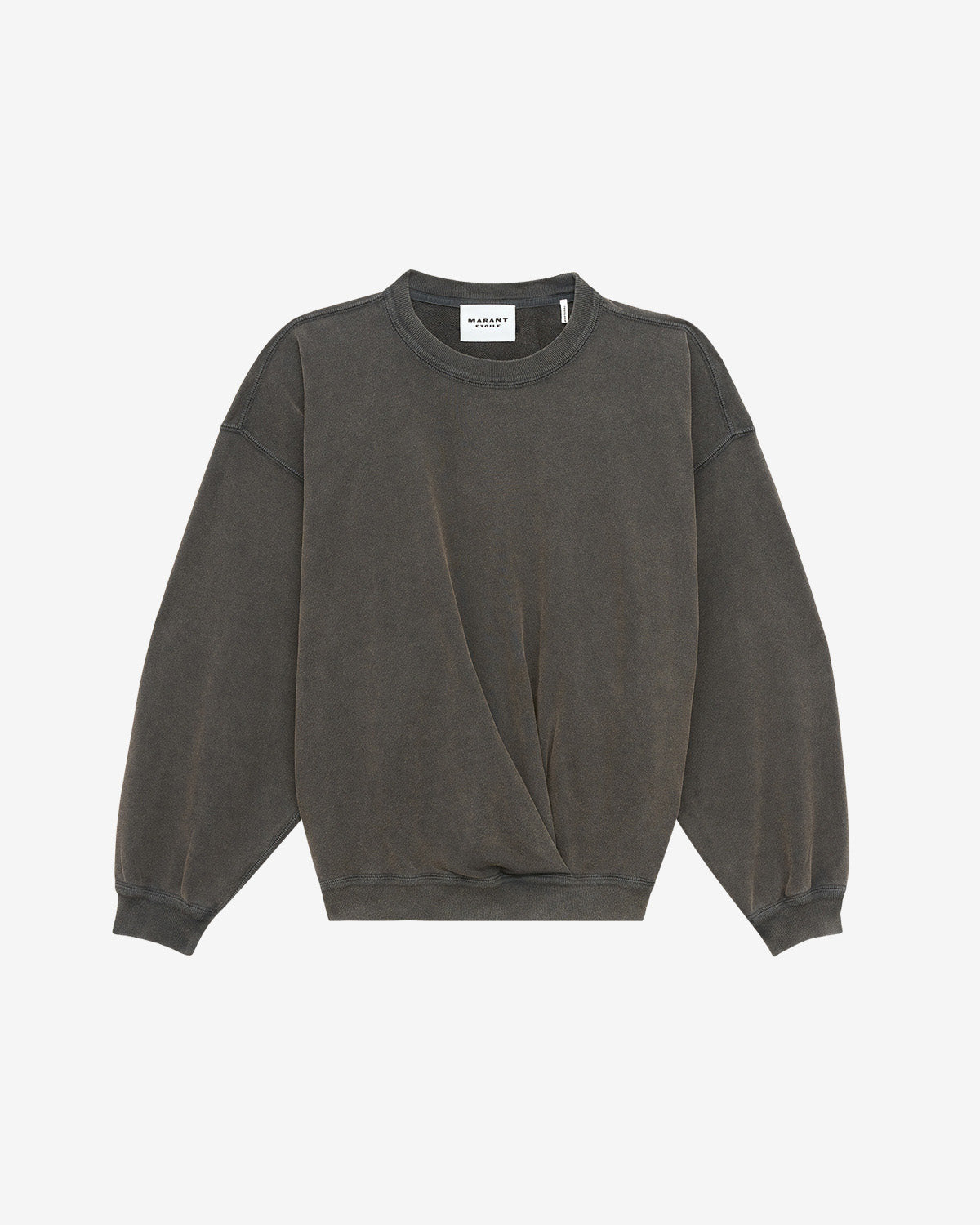 Sweatshirt sauria Woman Noir délavé 1