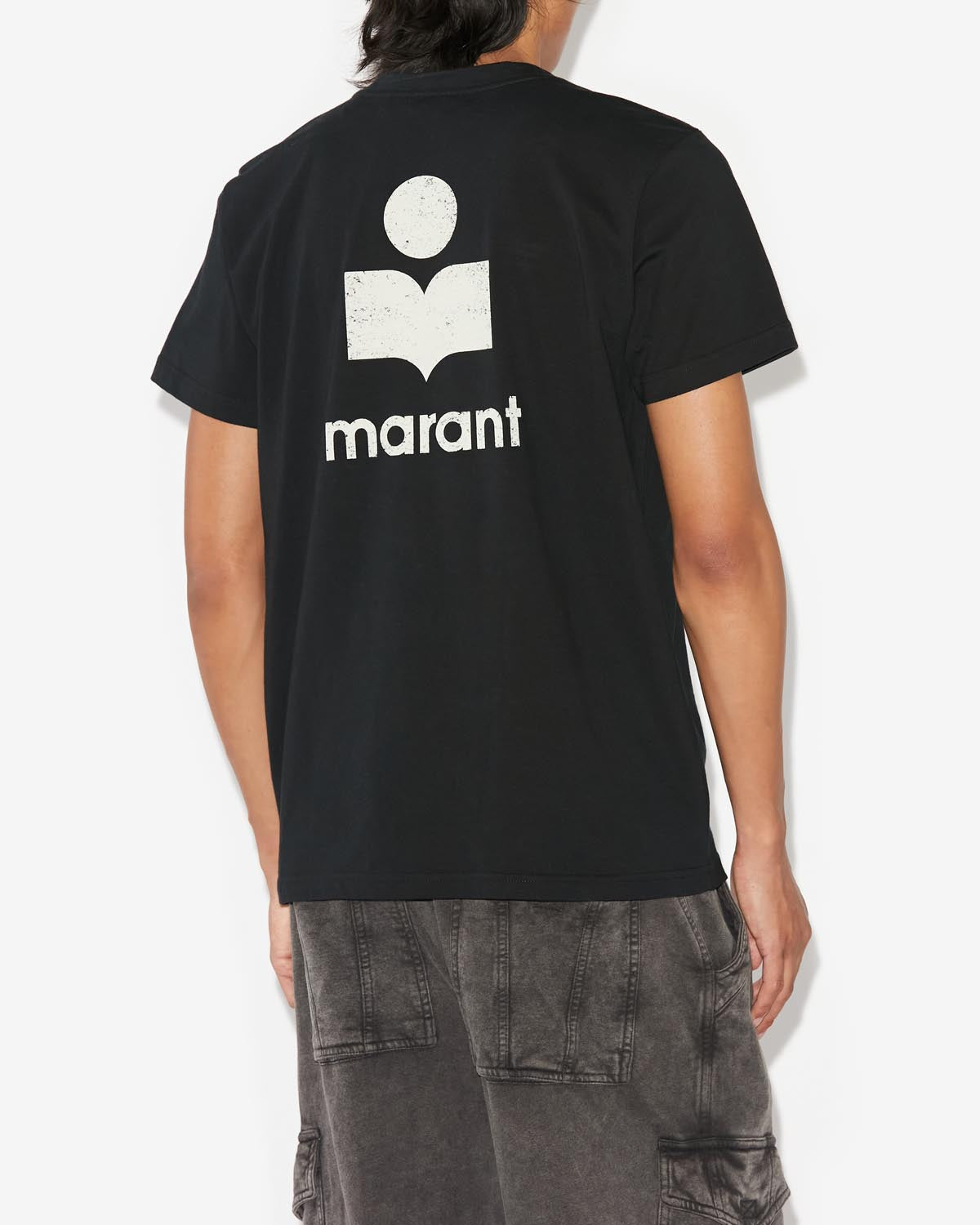 Camiseta zafferh Man Black and ecru 3