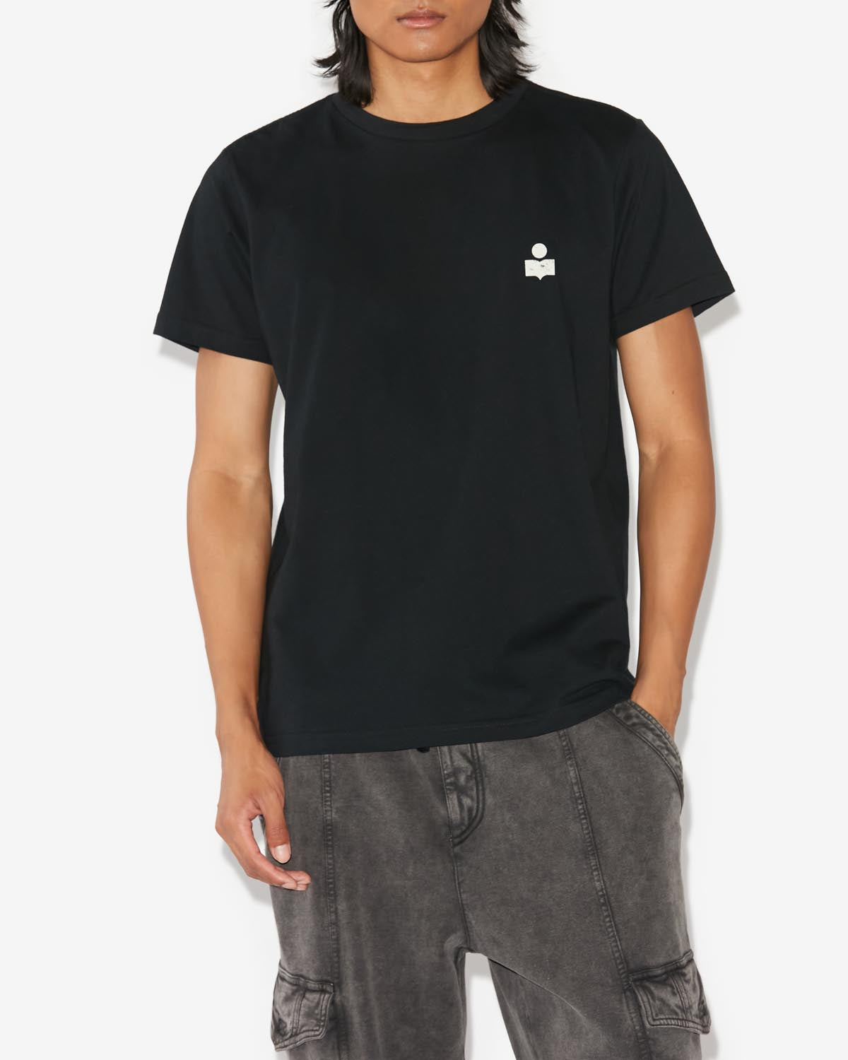 Camiseta zafferh Man Black and ecru 5