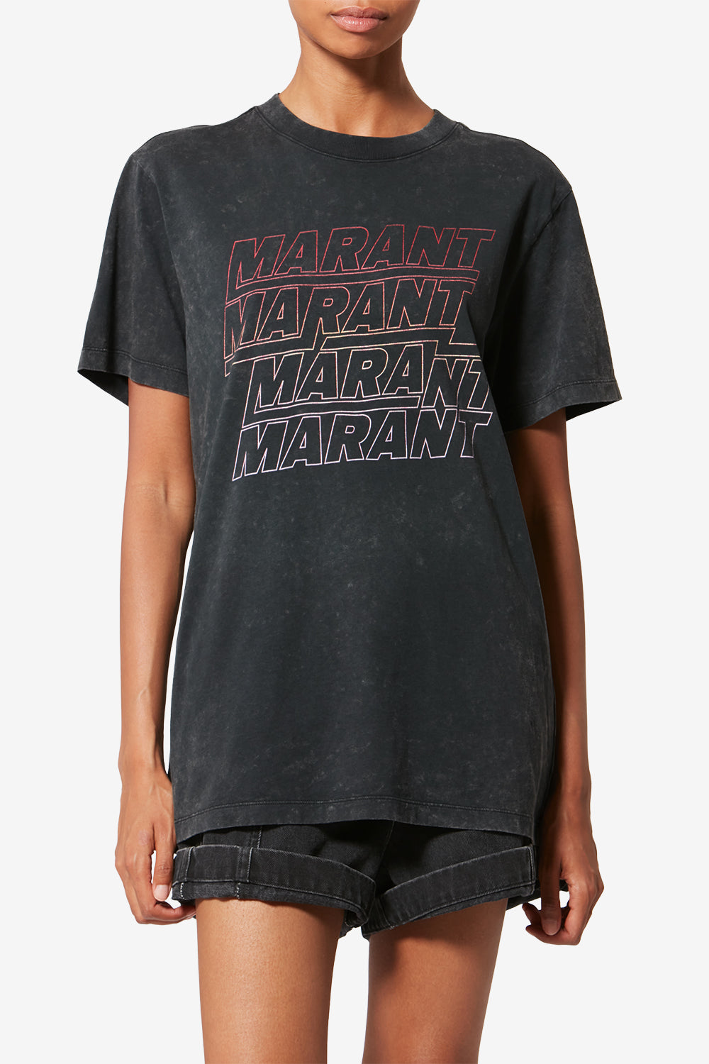 T-shirt en coton à manches courtes zoeline - Offnoir - Woman - 4