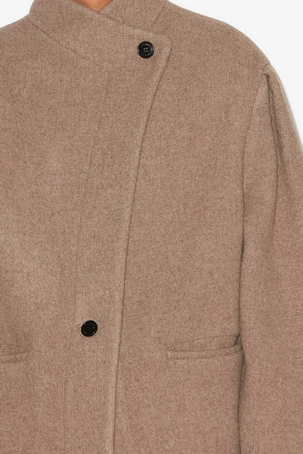 Jabadi wool blend jacket - Taupe - Woman - 3